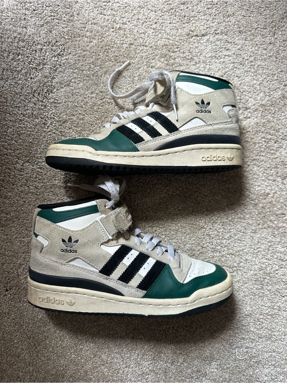 Adidas Forum Highs in Pine Green